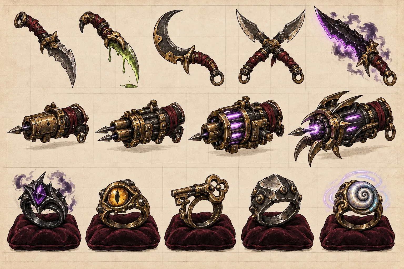 Armas e armaduras de Jasper