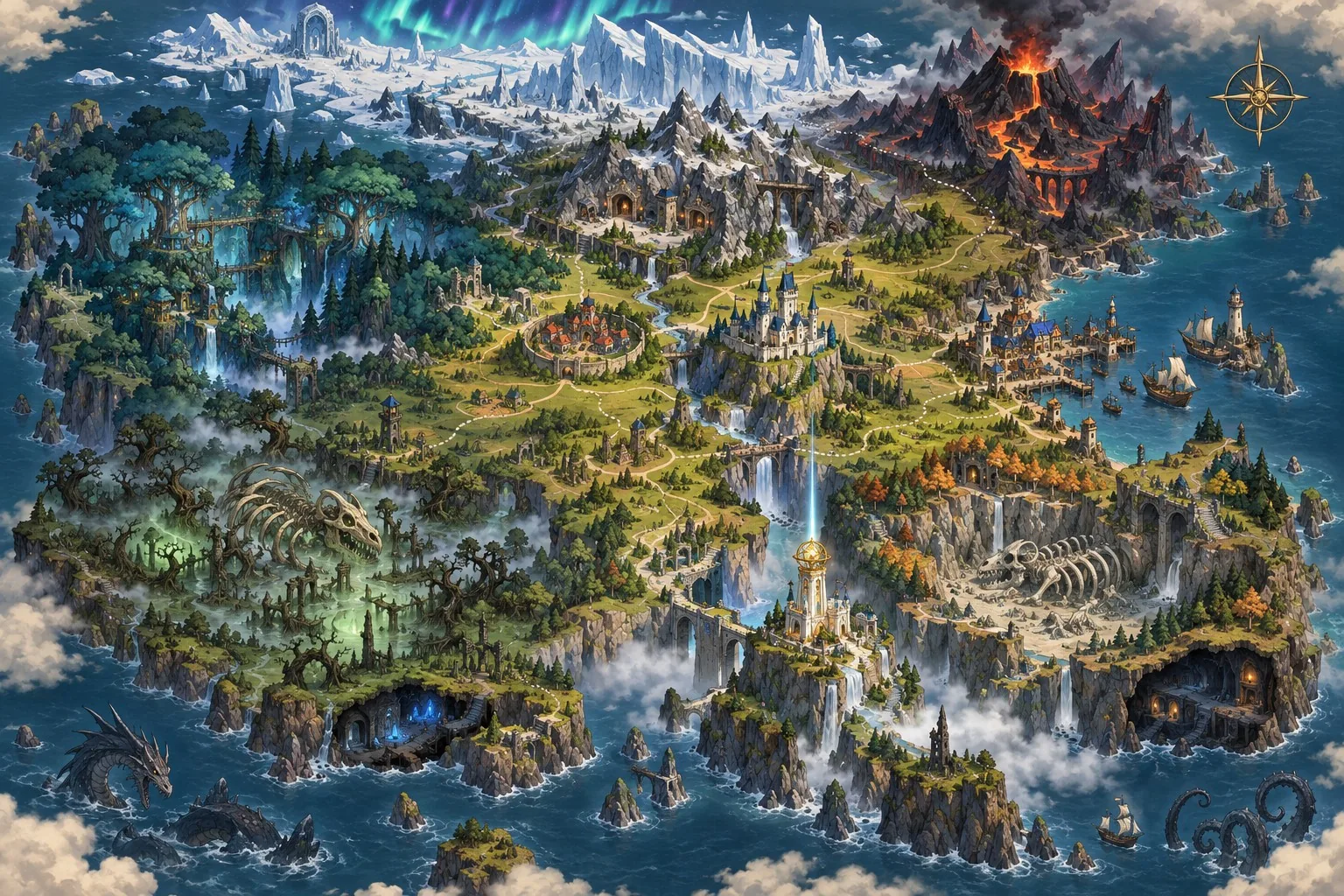 Mapa de Noruei