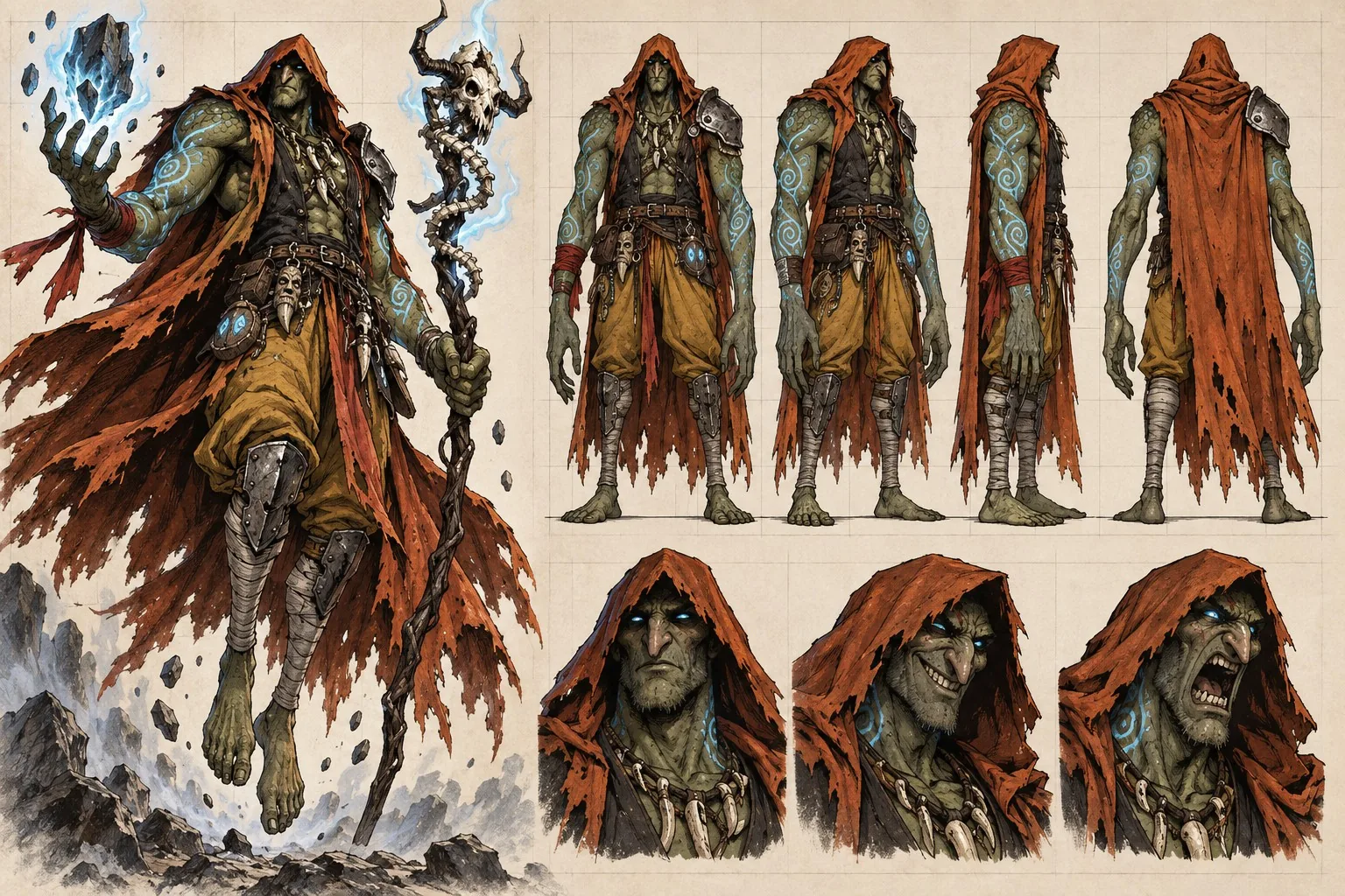 Prancha de personagem de Duldar